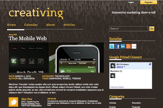 Post image for Creativing
