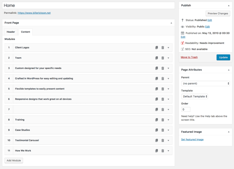 What is a modular template? - Bill Erickson