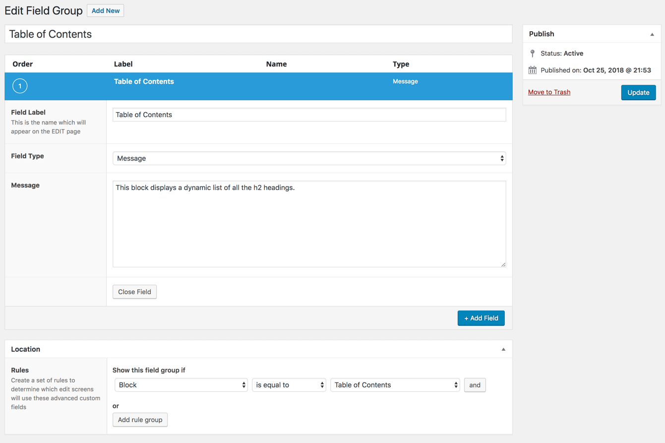 ACF Blocks example. Registration Block. ACF форма. Advanced custom fields